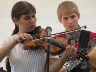 Rachel and Robert at Garland Days, September 2006